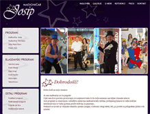 Tablet Screenshot of magicjozo.com